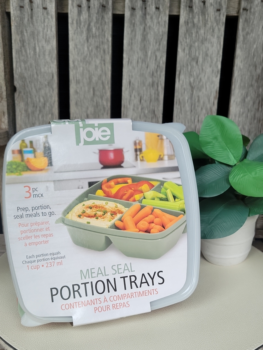 Joie Portion Trays 3 Pack- 4c Capacity